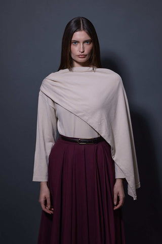 Atkılı Triko - Bej