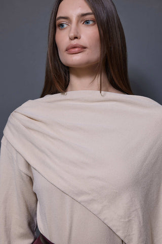 Atkılı Triko - Bej