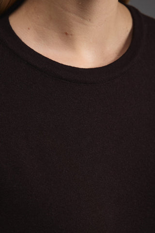 Bisiklet Yaka Kazak - Kahverengi