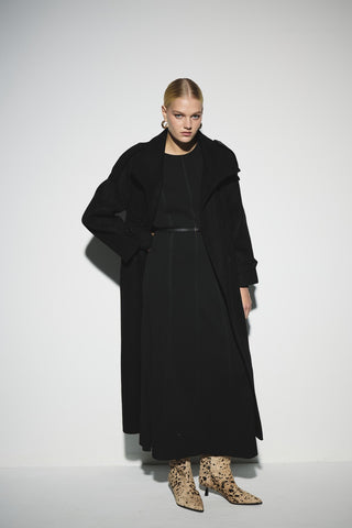 Dik Yaka Kaban - Siyah