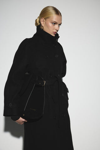 Dik Yaka Kaban - Siyah