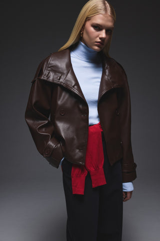 Düz Kesim Yüksek Bel Pantolon - Lacivert