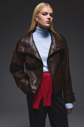 Düz Kesim Yüksek Bel Pantolon - Lacivert