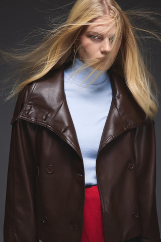 Düz Kesim Yüksek Bel Pantolon - Lacivert