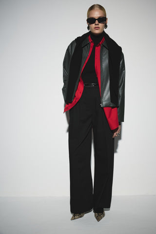 Oversize Gömlek - Kırmızı