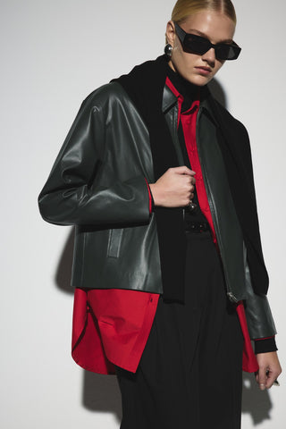 Oversize Gömlek - Kırmızı