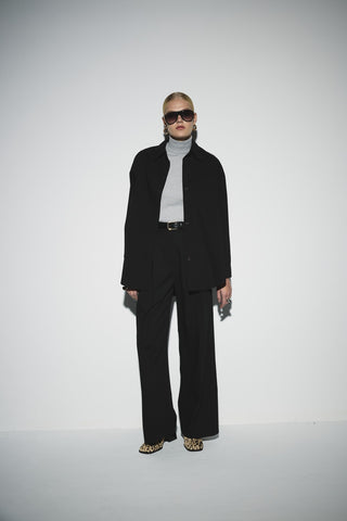 Oversize Gömlek - Siyah