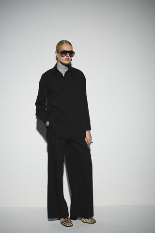 Oversize Gömlek - Siyah