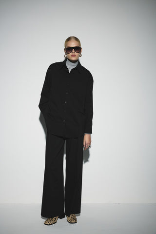Oversize Gömlek - Siyah