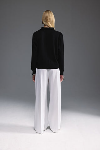 Polo Yaka Kazak - Siyah