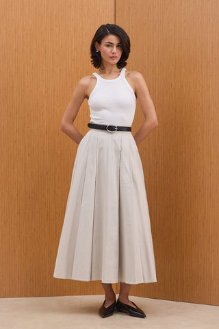 Gabardin Ceketli Takım - Bej