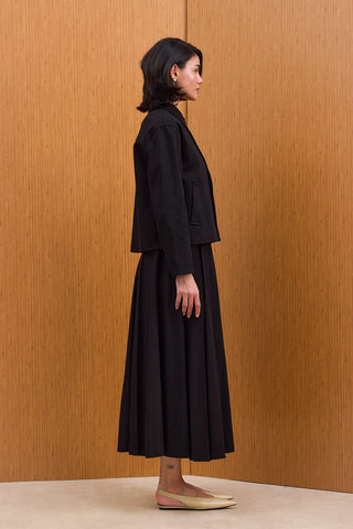 Gabardin Ceketli Takım - Siyah