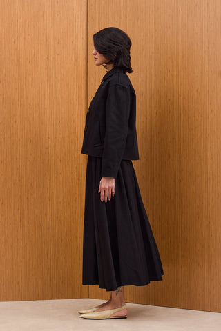 Gabardin Ceketli Takım - Siyah