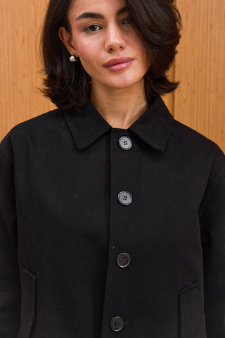 Gabardin Ceketli Takım - Siyah