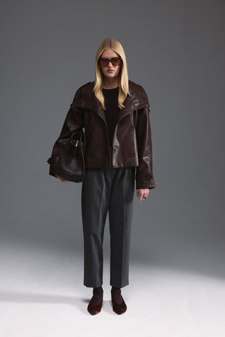 Yüksek Bel Pantolon - Antrasit