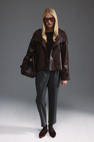 Yüksek Bel Pantolon - Antrasit