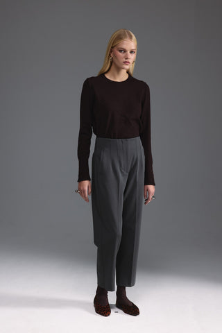 Yüksek Bel Pantolon - Antrasit