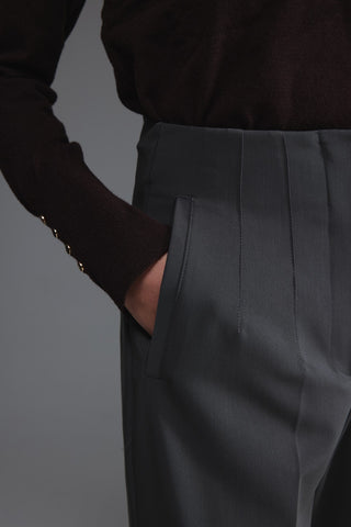 Yüksek Bel Pantolon - Antrasit