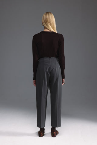 Yüksek Bel Pantolon - Antrasit