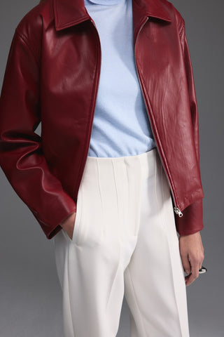 Yüksek Bel Pantolon - Beyaz