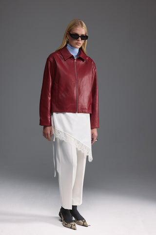 Yüksek Bel Pantolon - Beyaz