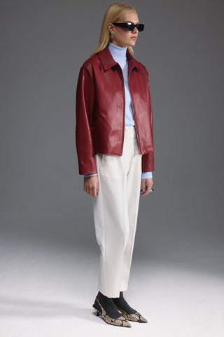 Yüksek Bel Pantolon - Beyaz