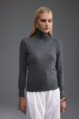 Yüksek Yaka Kazak - Antrasit