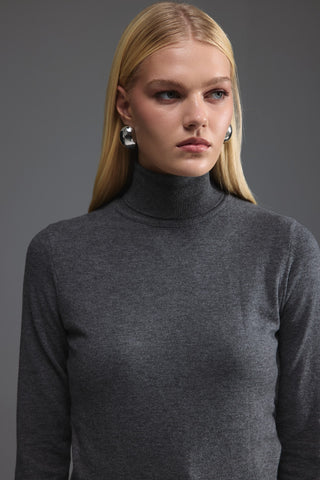 Yüksek Yaka Kazak - Antrasit